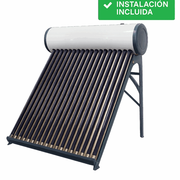 Termo Solar Presurizado Heat Pipe 30, Estanque Int. Inox, Ext. Galv. Intalación Incluida