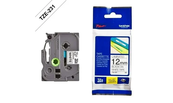 Cinta Laminada Adhesiva 12mm Compatible Brother-tze 231
