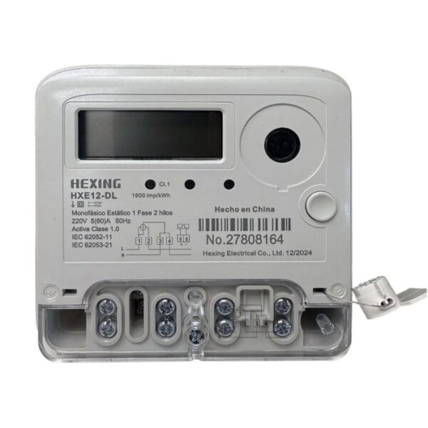 Medidor Bidireccional Monofásico 60A 50Hz IP54 Certificado